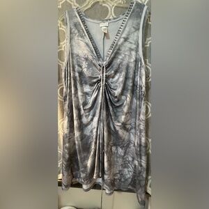 Women's Dotti Grey Tie Dye Beach Cover Up Bathing Suit Cover Up
